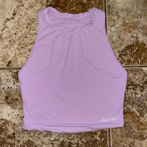 Alphalete Lavender Crop Top